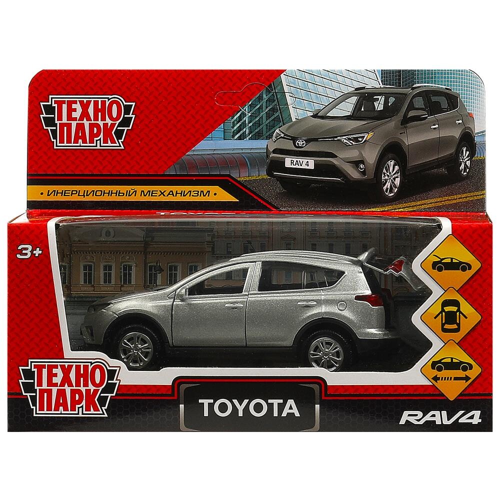 

Машина металлическая TOYOTA, Технопарк RAV4-12-SR