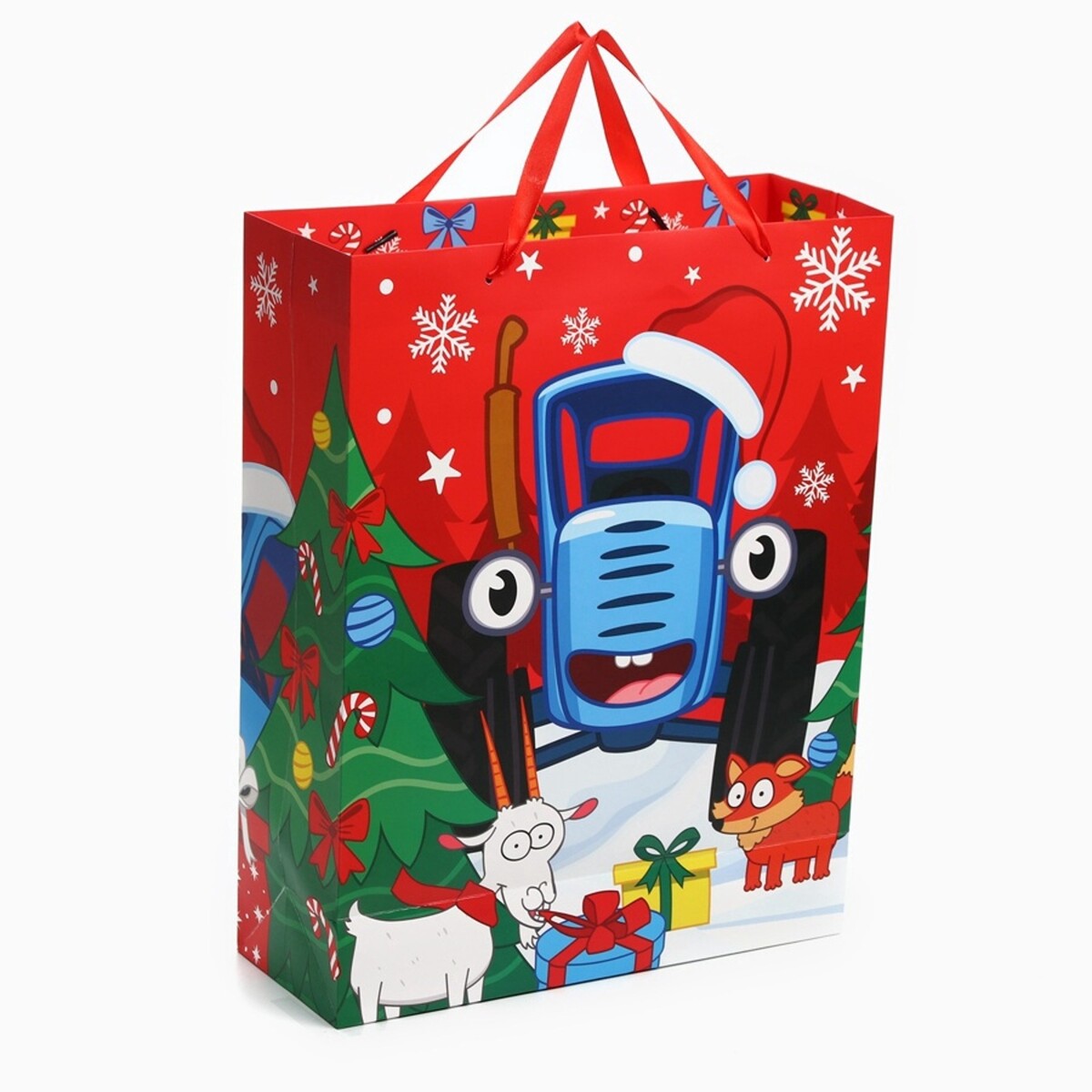 

Пакет подарочный ламинированный, Красный