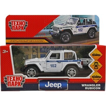 Машина металлическая JEEP, Технопарк RUB