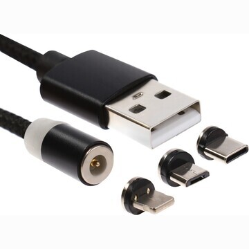 Кабель 3 в 1 mx-cb37, micro usb/lightnin