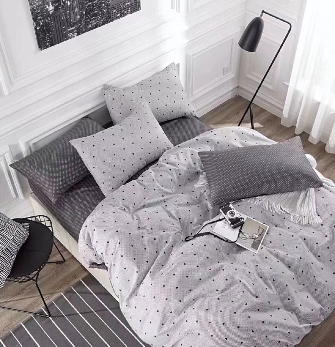 

Постельное белье 1,5 сп, Серый