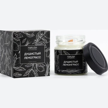 Соевая свеча black aroma home