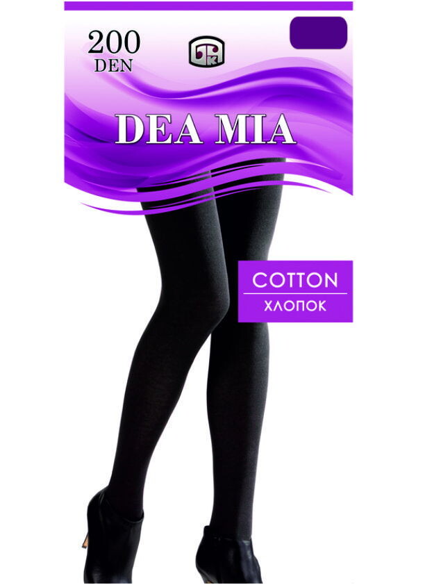 

Колготки женские БЧК DEA MIA COTTON 200, Коричневый;chocolate