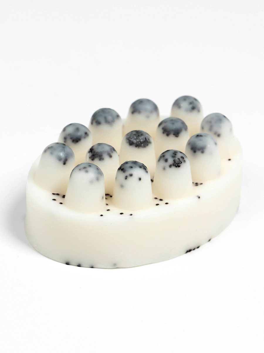 

Мыло массажное со скрабом, Белый