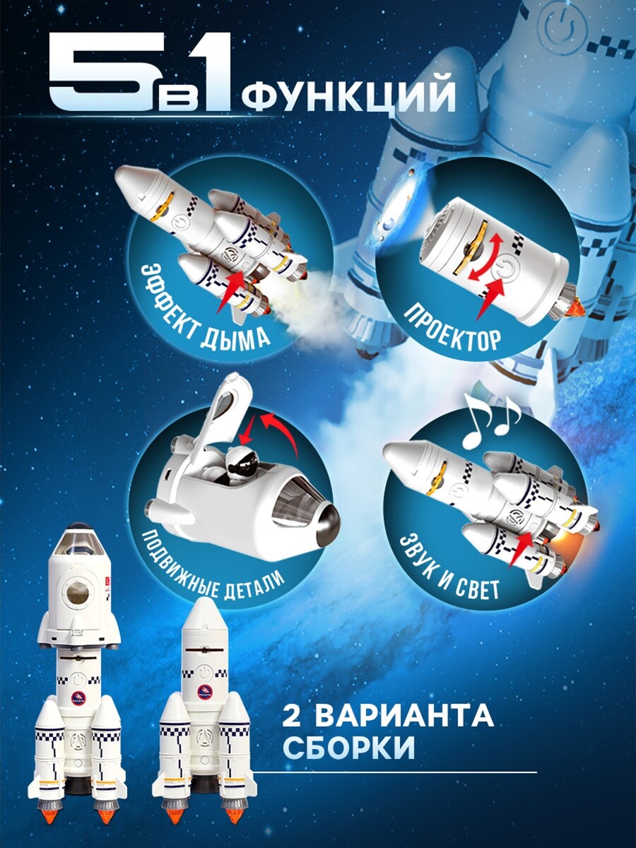 

Игровой набор 5в1, Белый