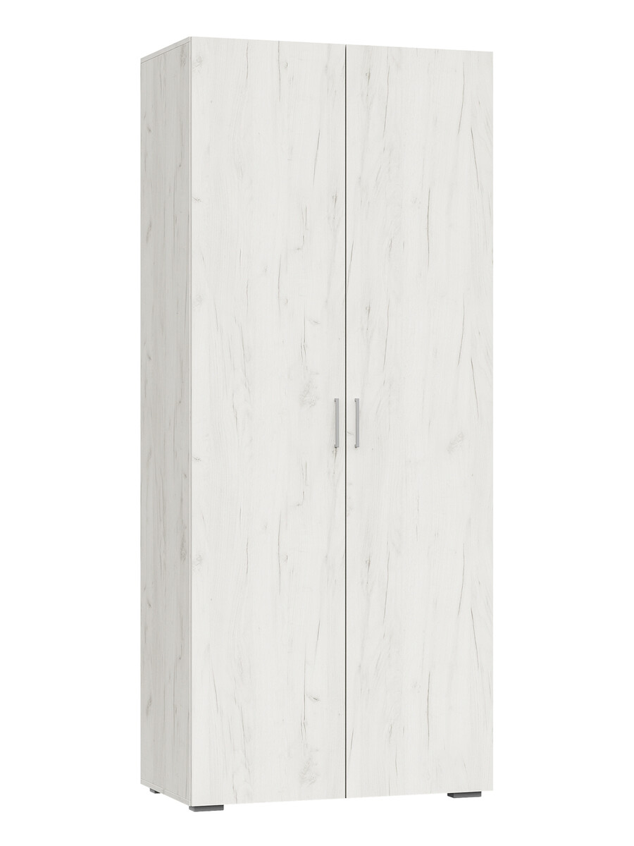 

Шкаф двухстворчатый на 900, 900х2120х500 мм мс рэд-1 крафт белый