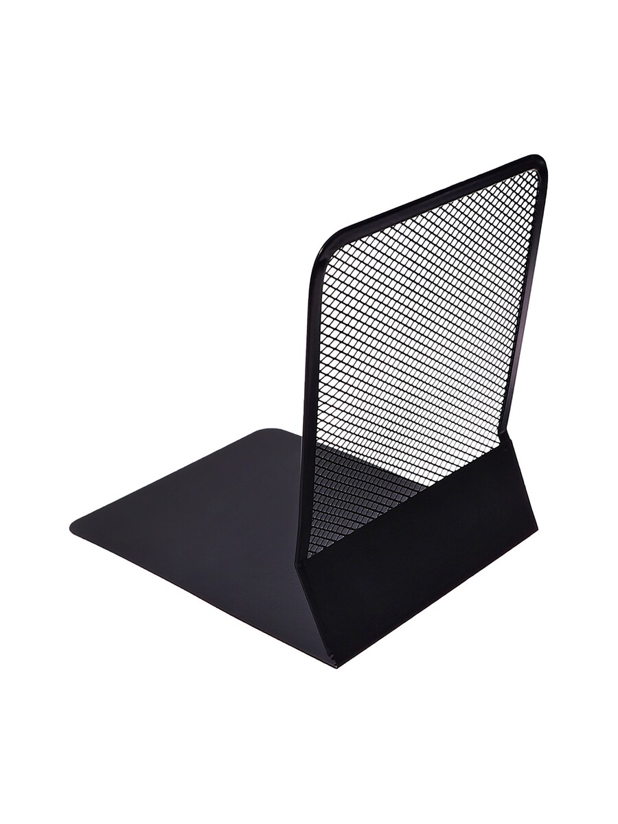 

Держатель (ограничитель) подставка для книг, металл, черный 16.8×15.1 см