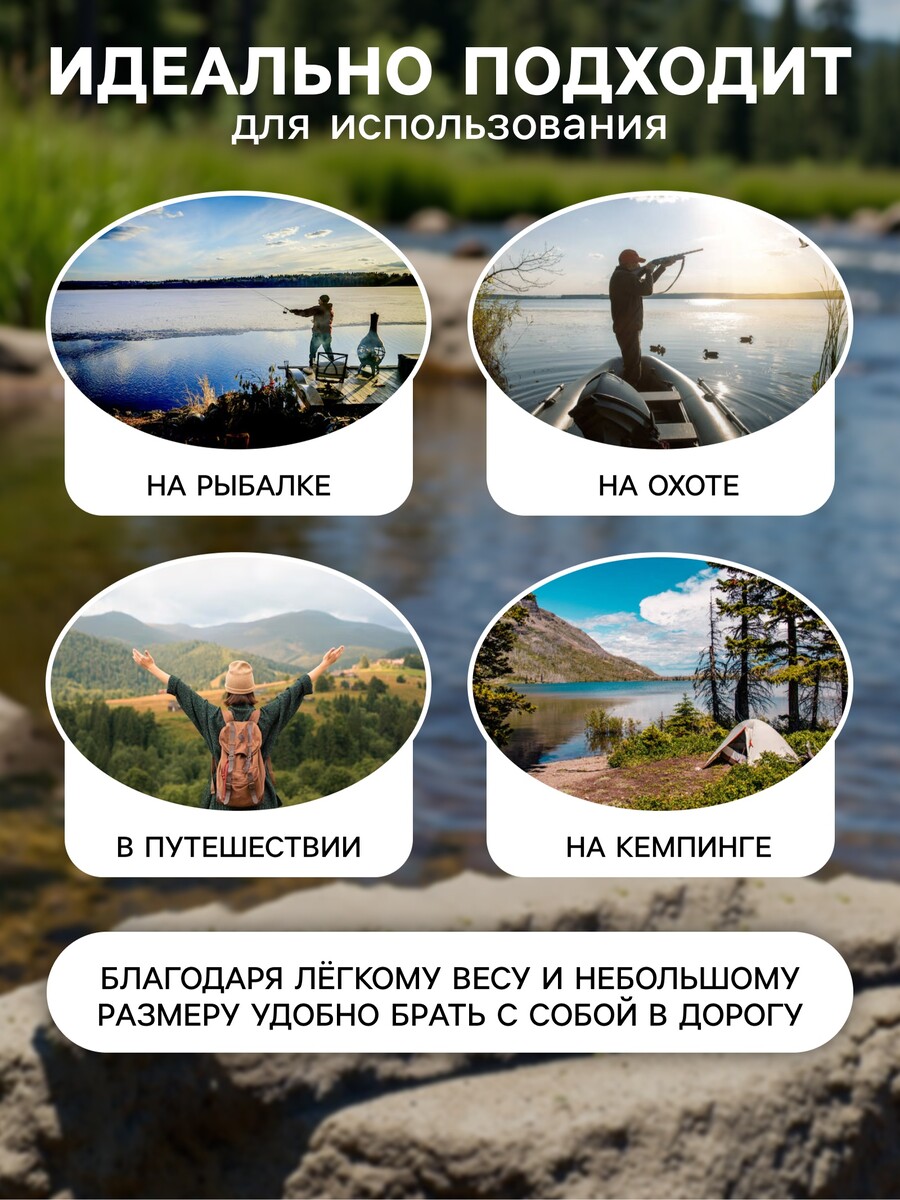 Солнечная панель для зарядки телефона и фонаря 3.3 вт, 23 х 13.9 х 2 см, кабель 2.75 м 018180688  Фото 4