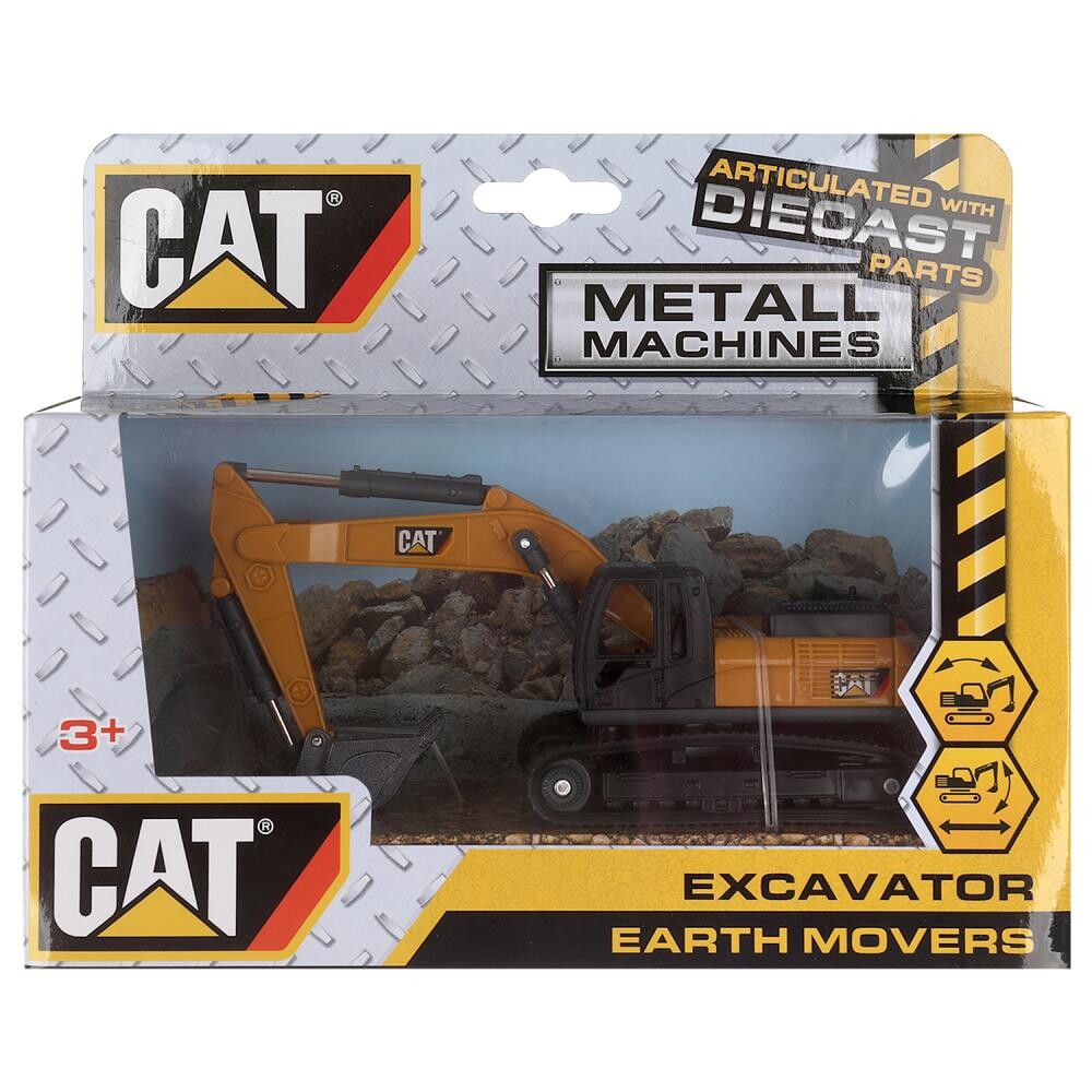 

Модель металл ЭКСКАВАТОР лицензия CAT 14см, подв