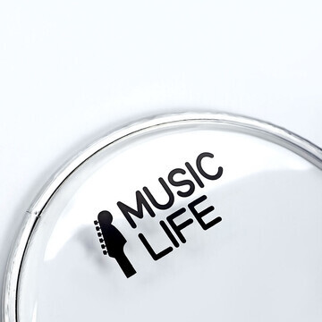 Пластик для барабана music life 6 дюймов