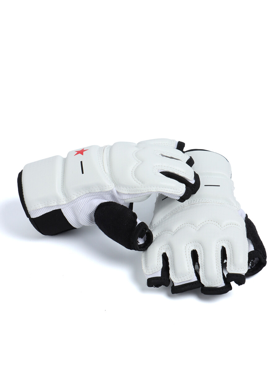 

Перчатки для тхэквондо fight empire, размер s, белые, Белый