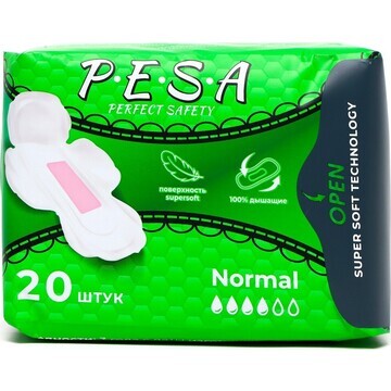 Прокладки гигиенические pesa normal, 20 