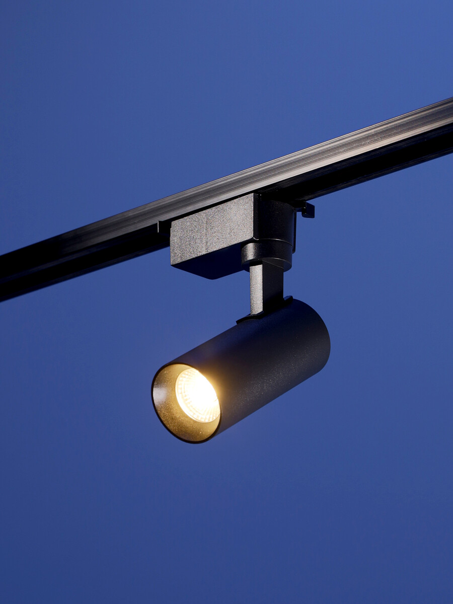 

Трековый светильник luazon lighting ltl-070, 10 вт, 850 лм, 3000к, черный, свечение теплое белое