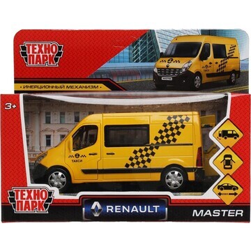 Машина металлическая RENAULT, Технопарк 