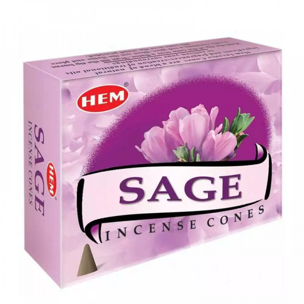 

Благовоние конусы Шалфей ХЭМ |