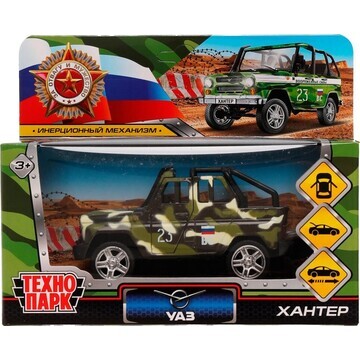 Машина металлическая UAZ, Технопарк HUNT