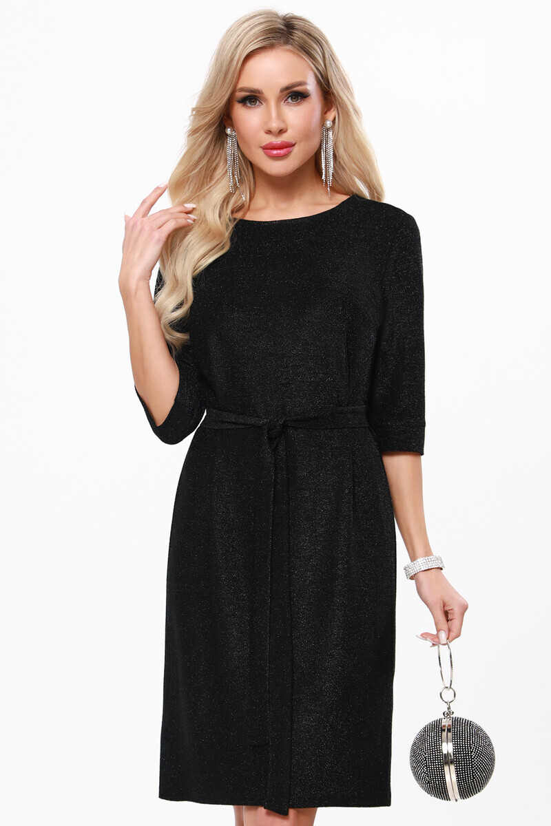 

Платье трикотажное, Черный