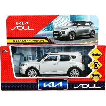 Машина металлическая KIA, - SOUL-12-SR