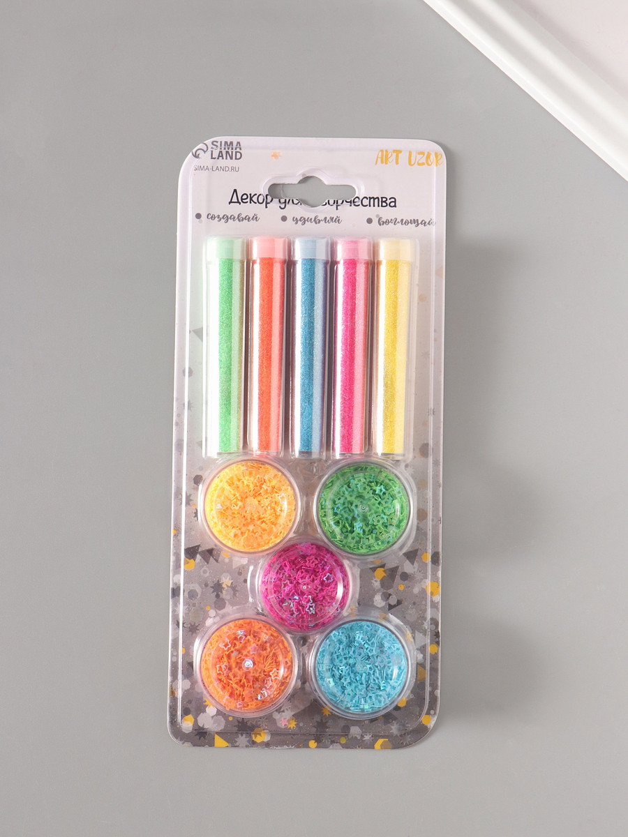 

Набор блесток, Разноцветный