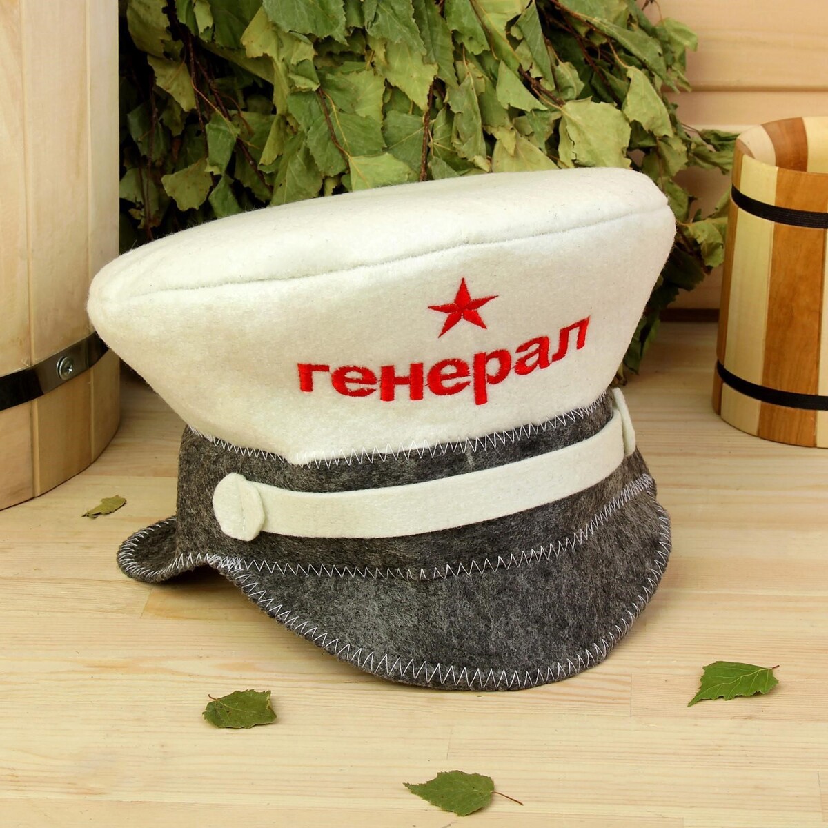 

Шапка, Белый