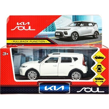 Машина металлическая KIA, - SOUL-12-WH