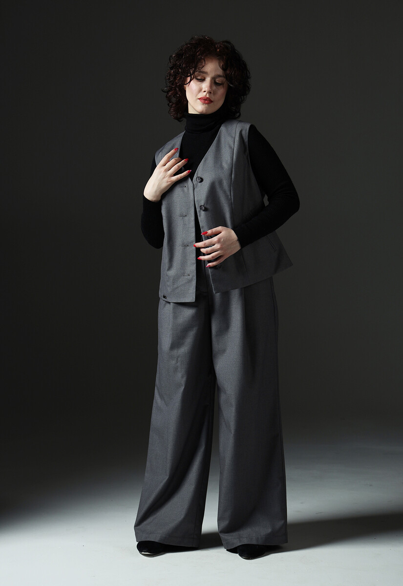 Жилет Dimma Fashion Studio 019409080 Серый  Фото 4