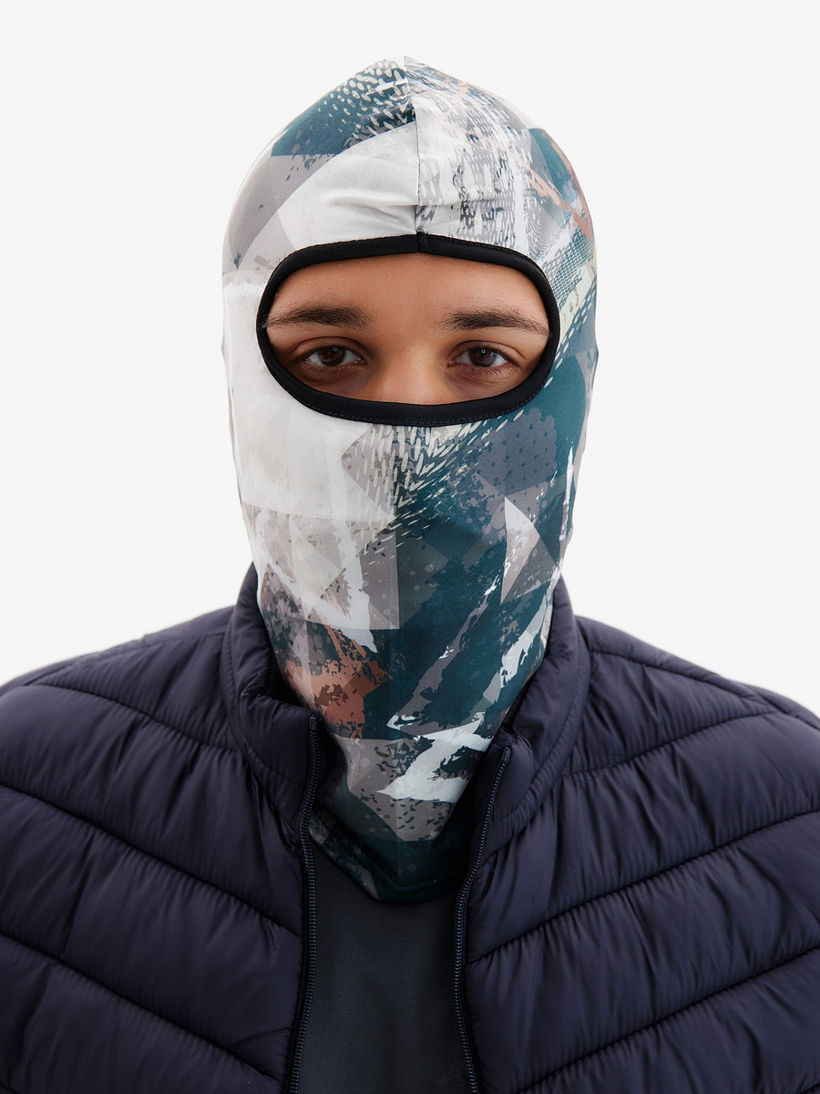 

Маска-балаклава gray shapes, размер универсальный, серая, Серый;разноцветный