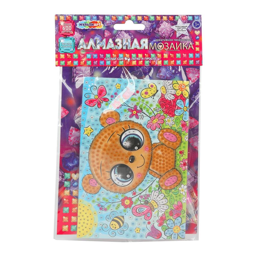 

Набор для творчества (аппликация/мозаика) МУЛЬТИ АРТ AM10X15-113801