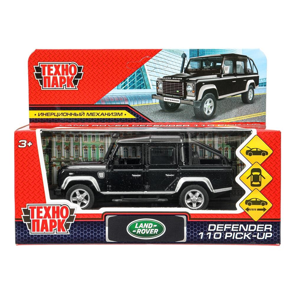 

Машина металлическая LAND ROVER, Технопарк DEFPICKUP-12-BK