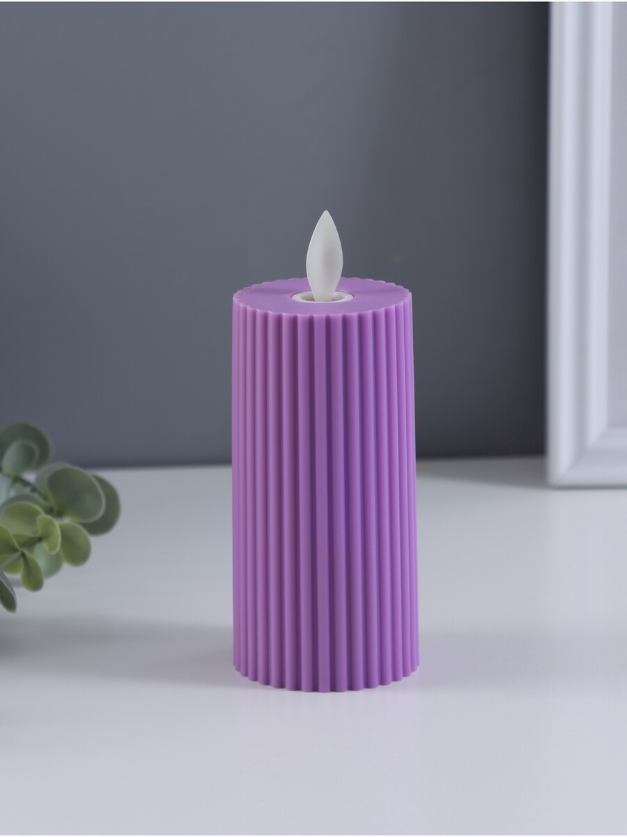 

Светодиодная свеча, ночник led risalux, Фиолетовый;сиреневый