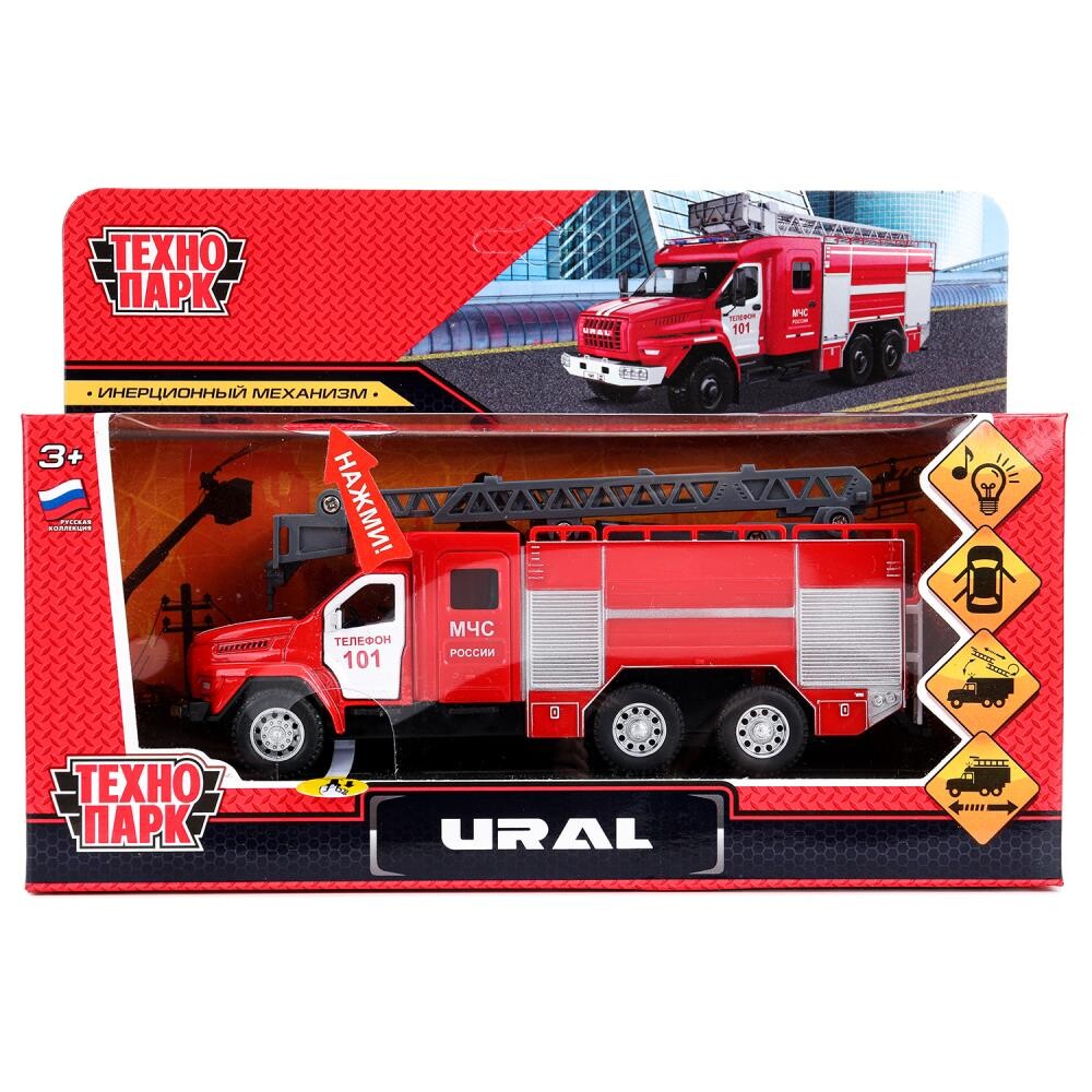 

Машина металлическая УРАЛ, Технопарк URALNEXT-16SL-FIR