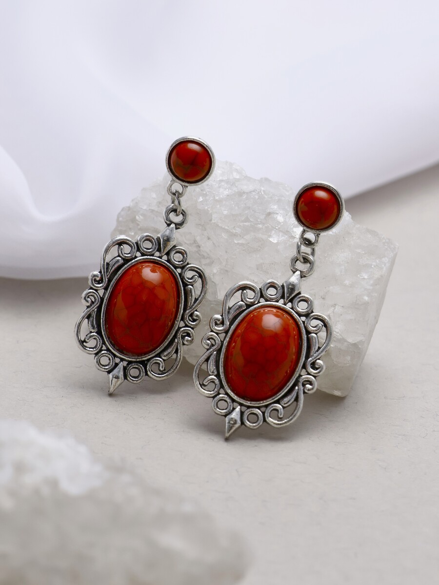 

Серьги, Серебристый