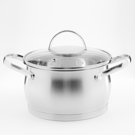 

Кастрюля с крышкой 1,9, Серебристый