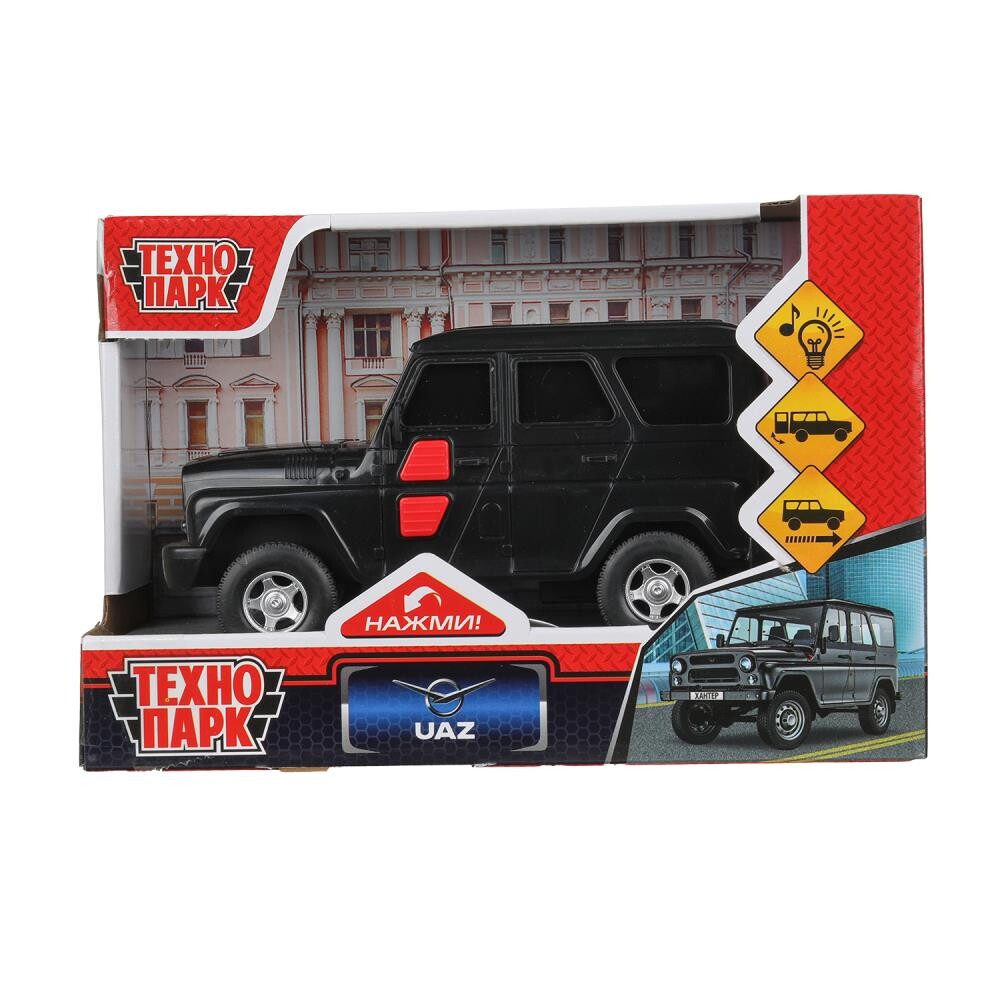 

Машина инерционная Технопарк HUNTERBLACK-15PL-BK