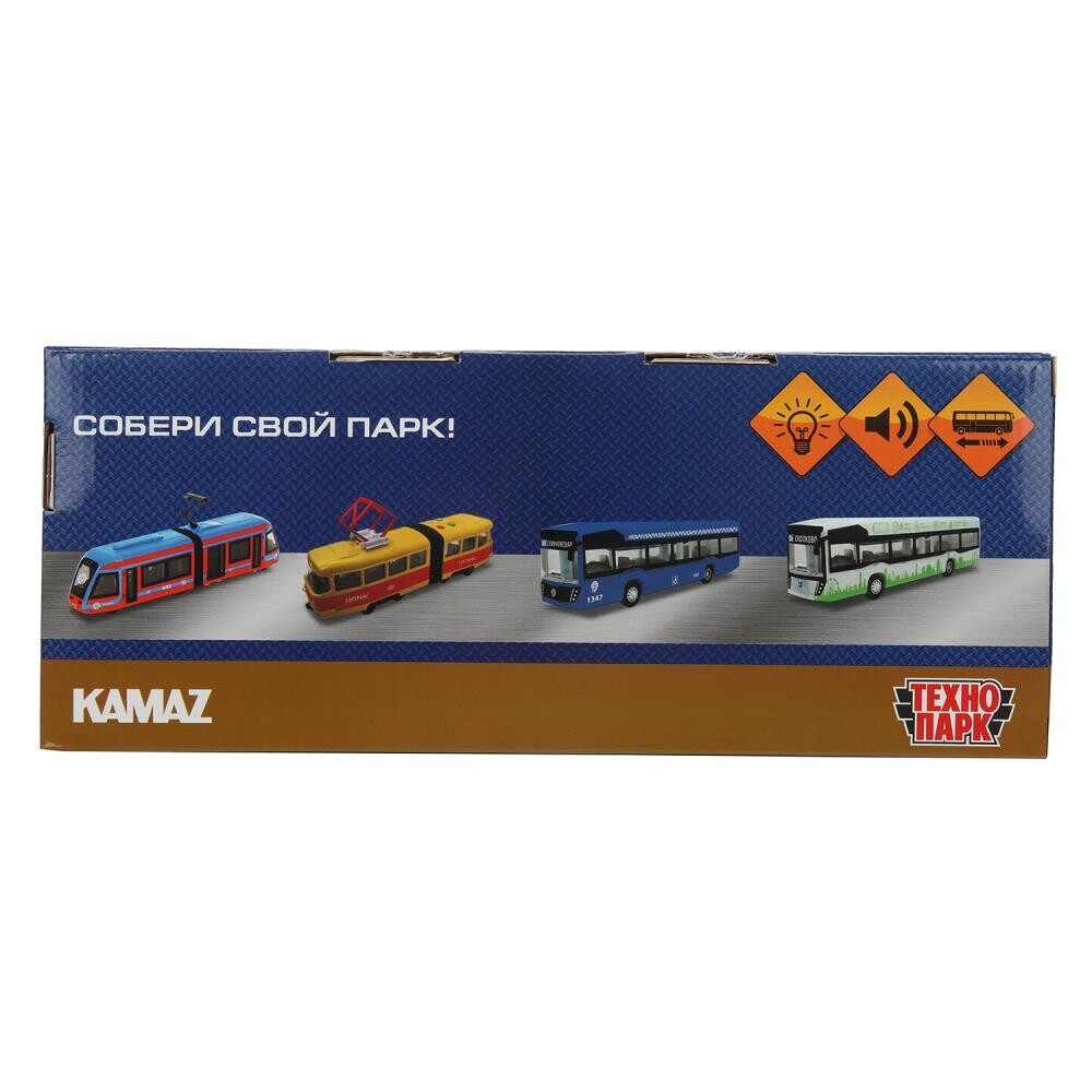 

Машина инерционная Технопарк KAMAZBUS-20PL-RD
