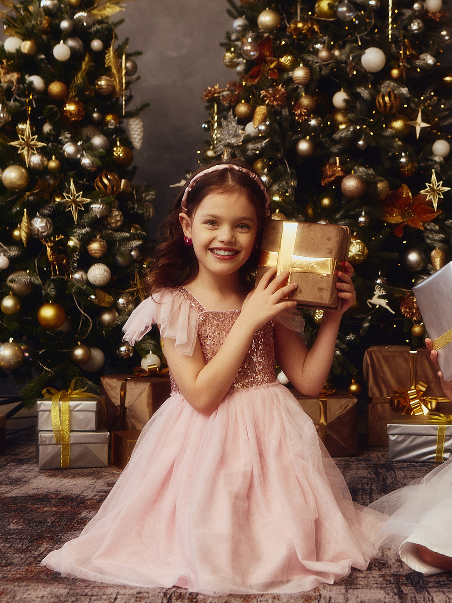 

Платье нарядное, Розовый