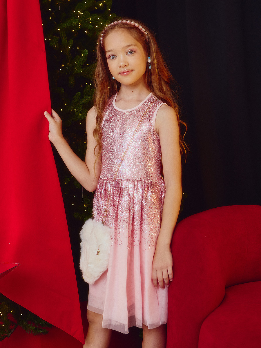 

Платье нарядное, Розовый