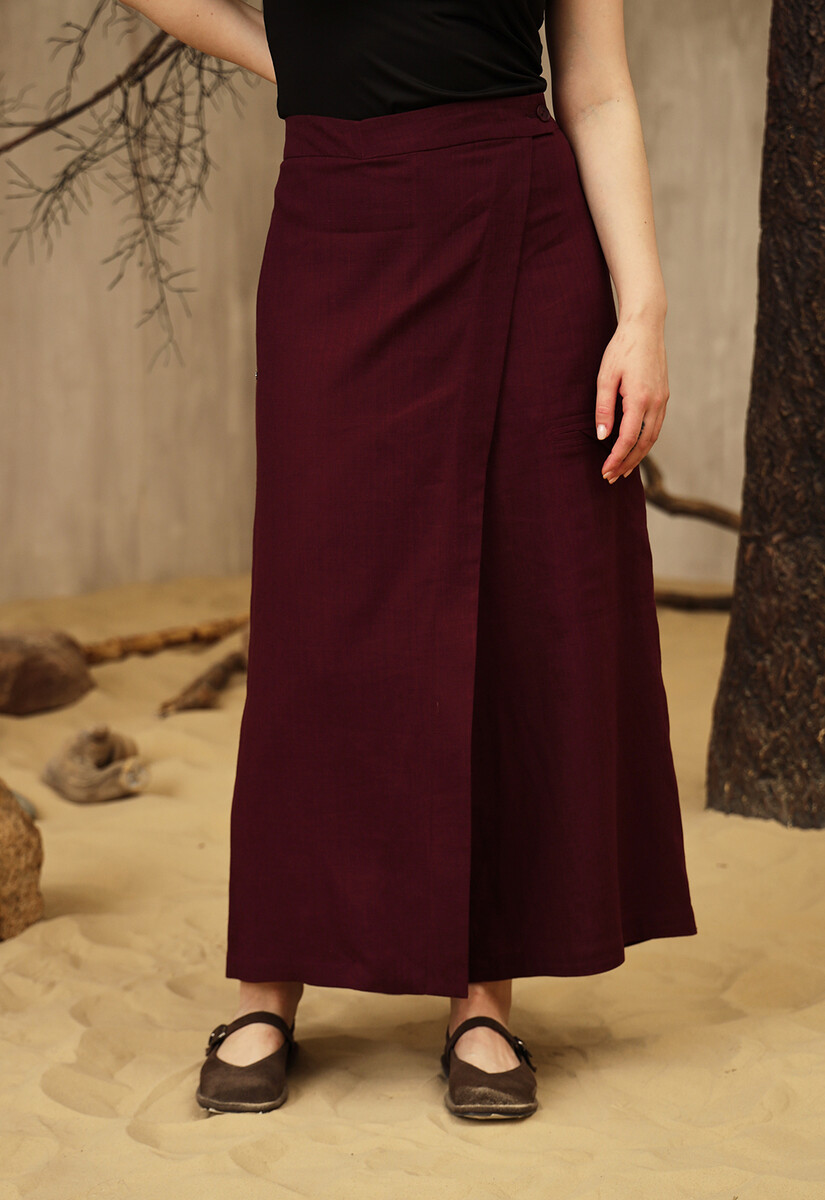 Юбка брюки Dimma Fashion Studio 020998731 Бордовый 