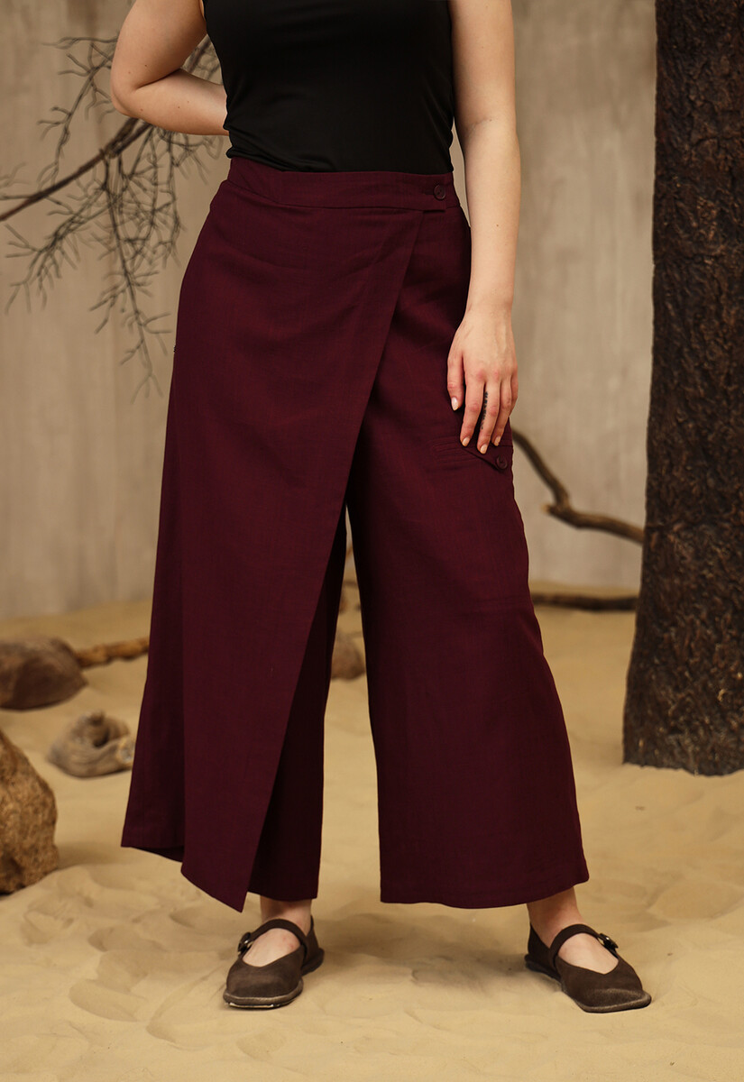 Юбка брюки Dimma Fashion Studio 020998731 Бордовый  Фото 5
