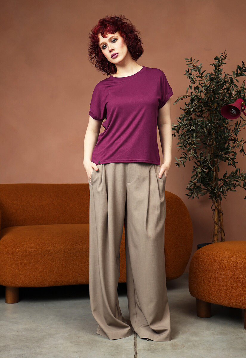 Джемпер Dimma Fashion Studio 021105123 Сливовый  Фото 3