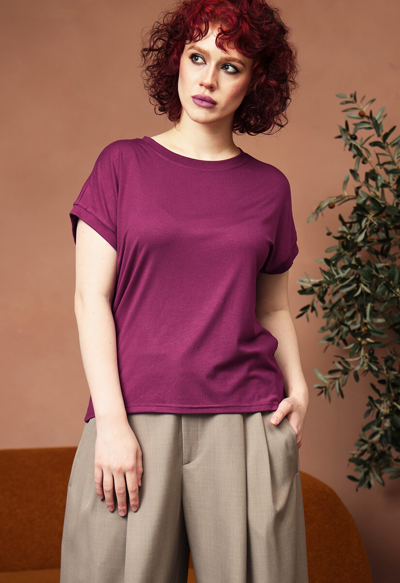 Джемпер Dimma Fashion Studio 021105123 Сливовый  Фото 2