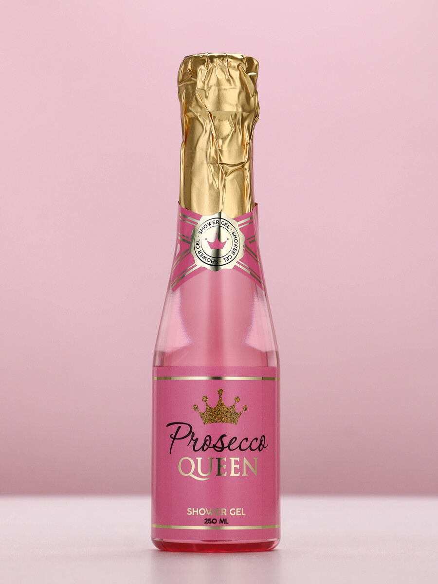 

Гель для душа шампанское prosecco queen, 250 мл, чистое счастье, Розовый