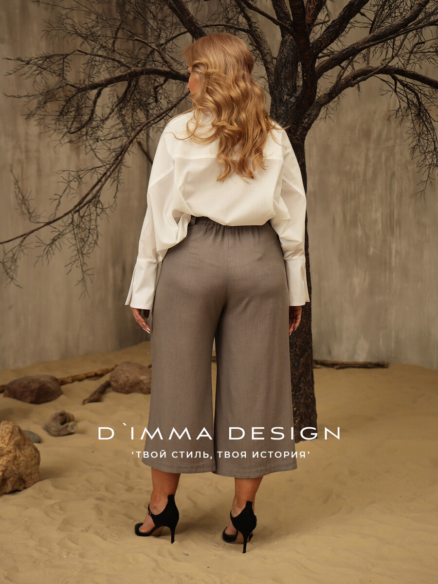 Юбка брюки Dimma Fashion Studio 021112205 Какао  Фото 5