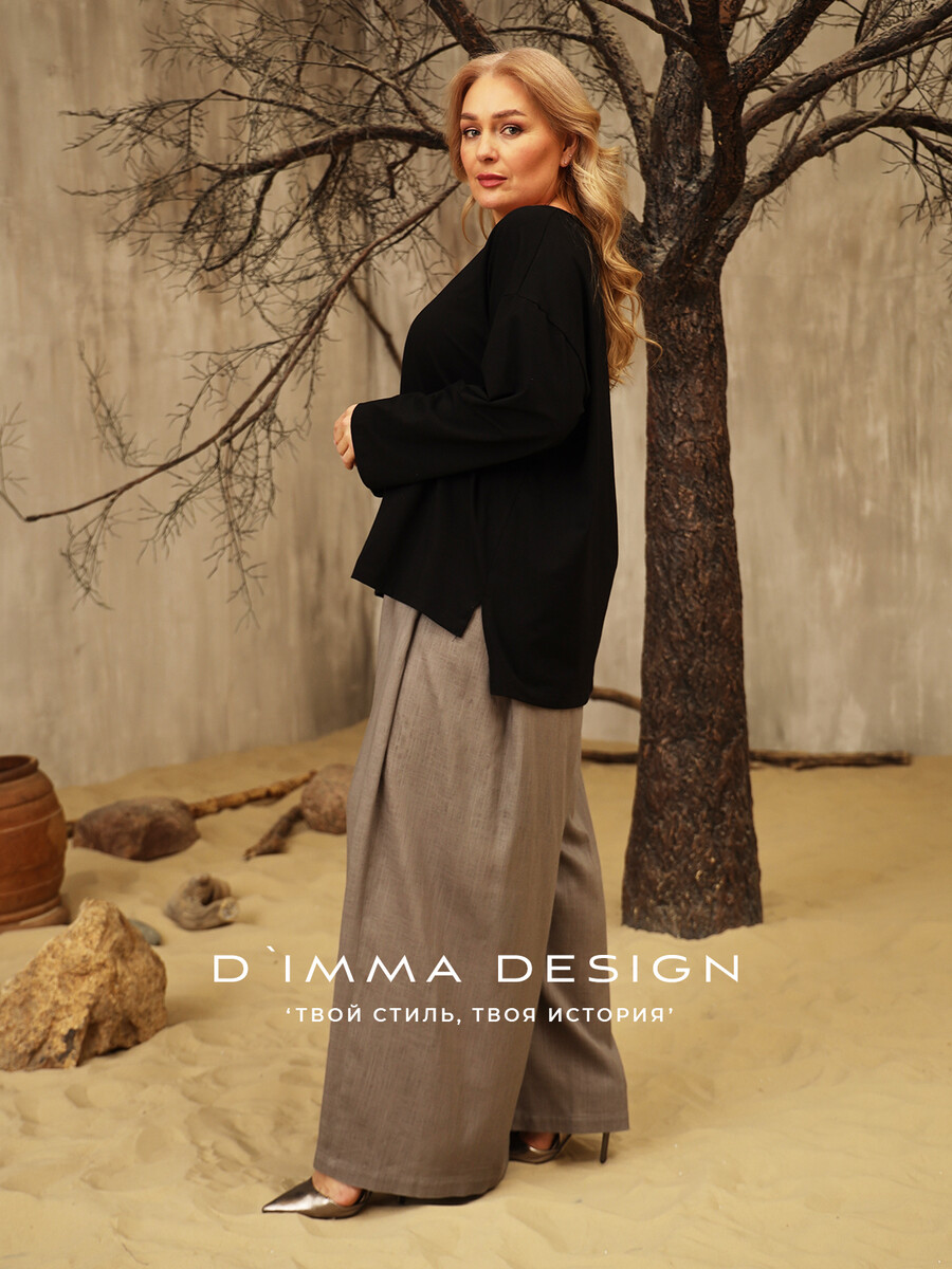 Джемпер Dimma Fashion Studio 021112206 Черный  Фото 4