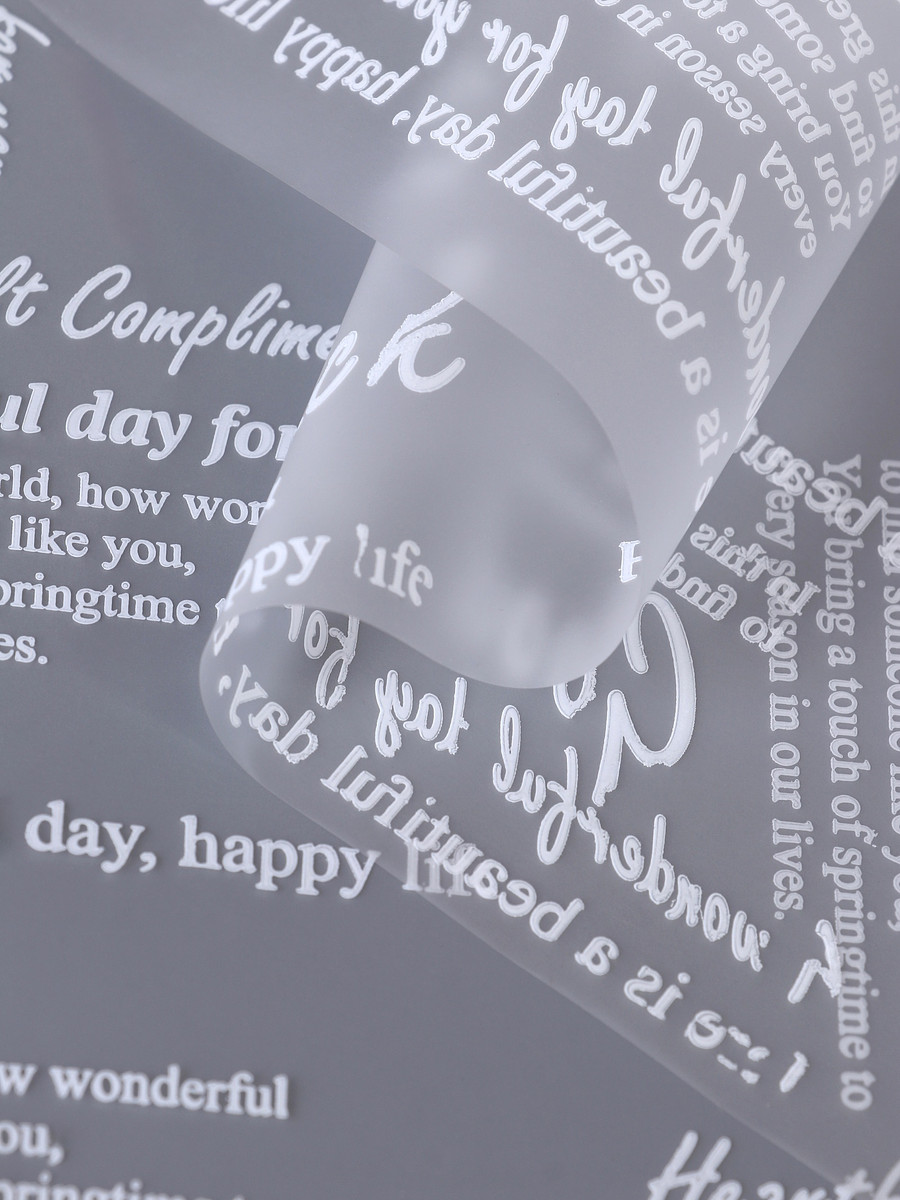 

Пленка для цветов, матовая,, Белый;прозрачный