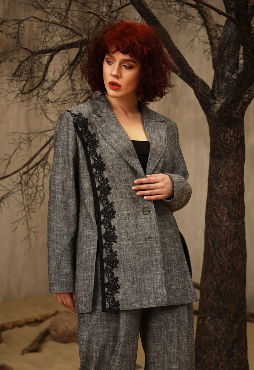Жакет Dimma Fashion Studio 021337736 Графитовый 