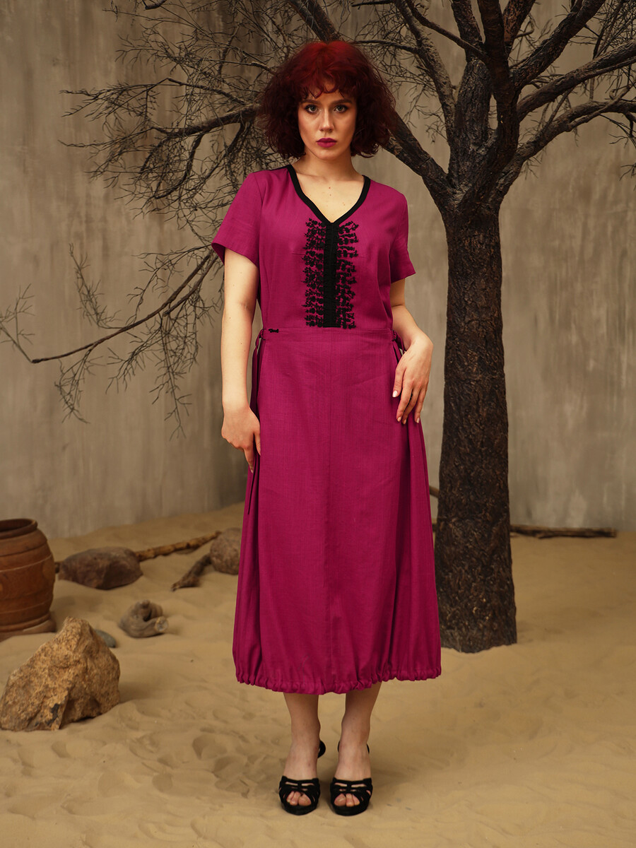 Платье Dimma Fashion Studio 021497355 Малиновый 