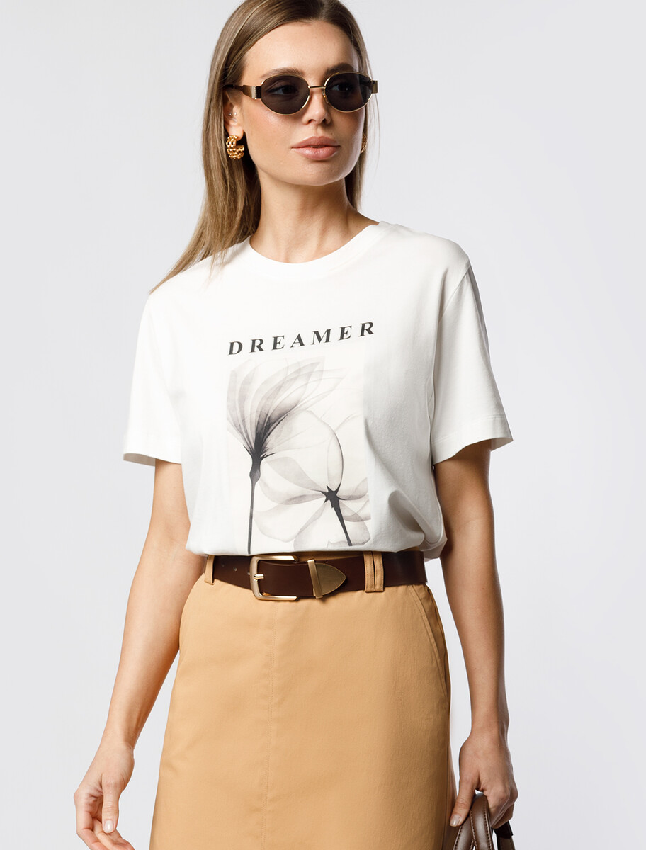 Футболка VILATTE 021553572 Белый_dreamer 