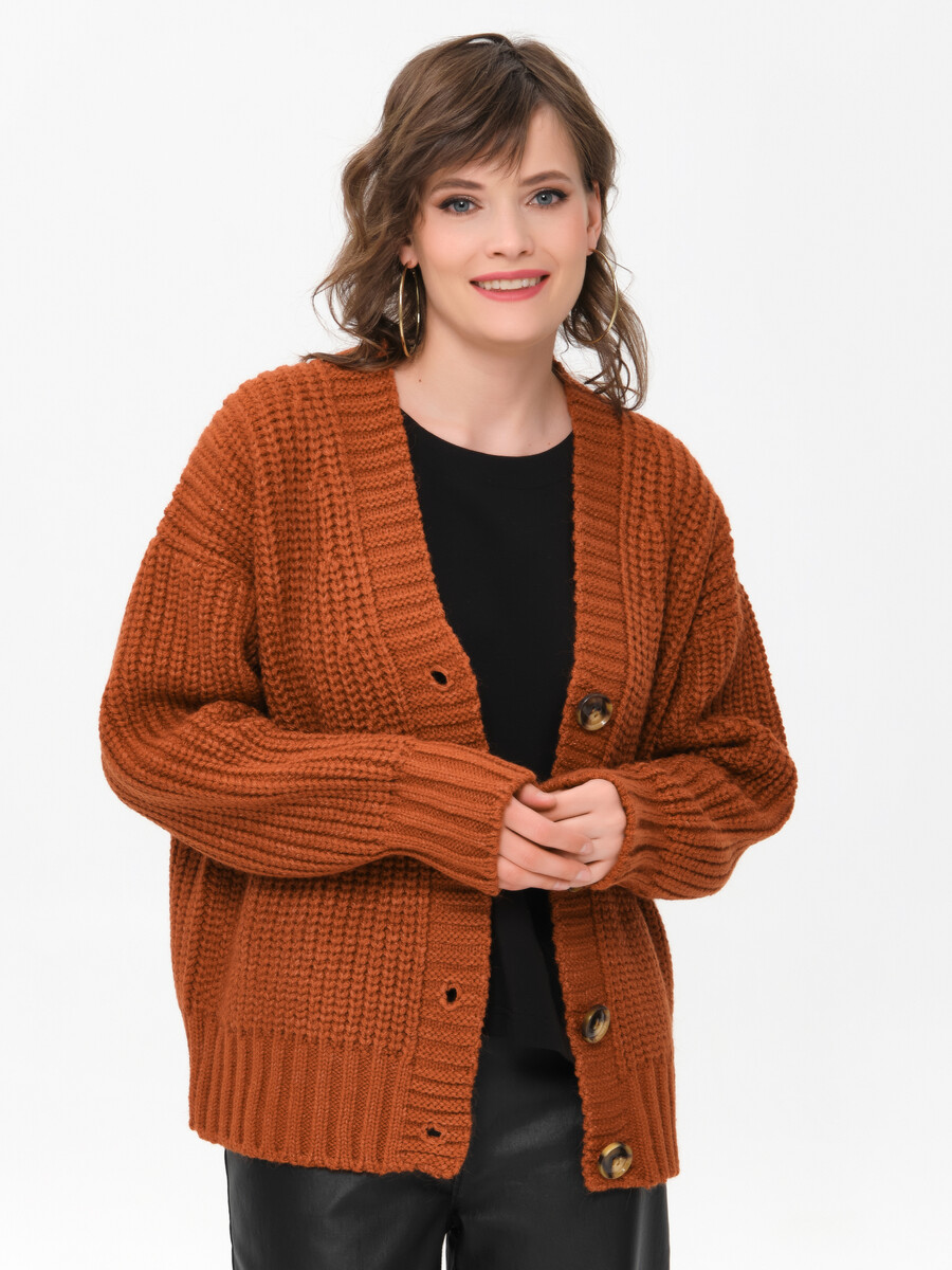 Кардиган Stilla 021859661 Золотисто оранжевый 