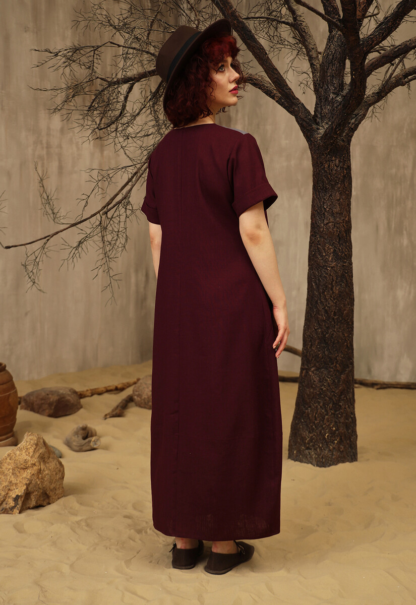 Платье Dimma Fashion Studio 021924346 Бордовый  Фото 5